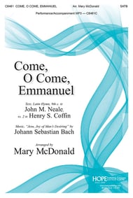 Come, O Come, Emmanuel SATB choral sheet music cover Thumbnail